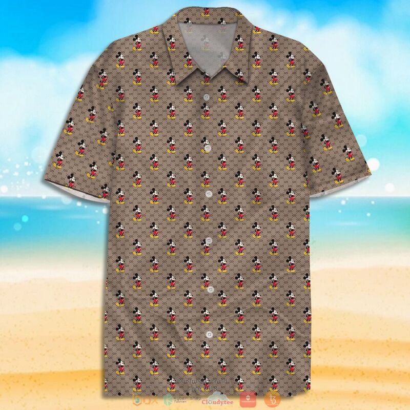 Mickey Mouse Monogram Hawaiian Shirt Mickey Mouse Monogram Hawaiian Shirt