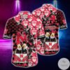 Mickey Mouse Nebraska Cornhuskers Ncaa Hawaiian Shirt
