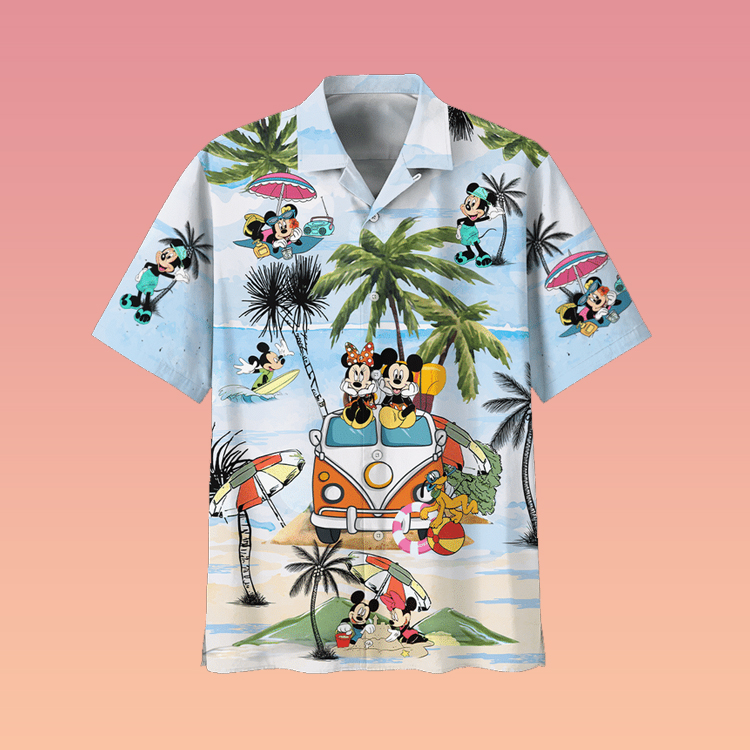 Mickey Mouse Summer Hawaiian Shirt Mickey Mouse Summer Hawaiian Shirt
