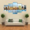 Midtown Manhattan Skyline - Nature 5 Panel Canvas Art Wall Decor