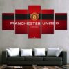 Milan Italy Football Manchester United - Sport 5 Panel Canvas Art Wall Decor