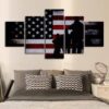 Military Flag 1- Army 5 Panel Canvas Art Wall Decor