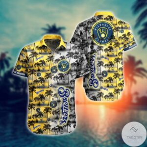 Milwaukee Brewers Mlb Hawaiian Shirt