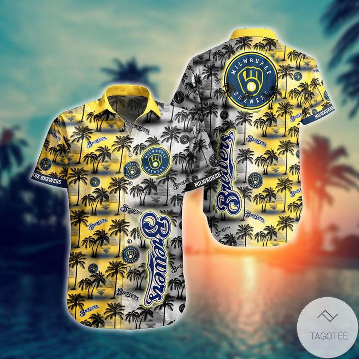 Milwaukee Brewers Mlb Hawaiian Shirt Milwaukee Brewers Mlb Hawaiian Shirt