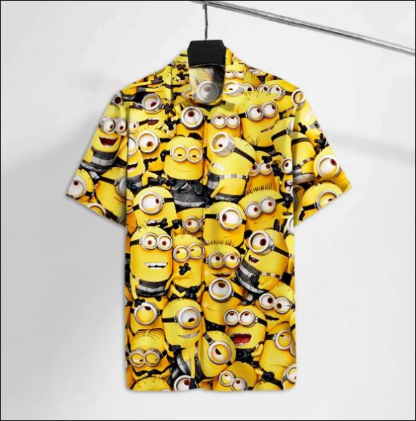 Minion Hawaiian Shirt Summer Button Up Minion Hawaiian Shirt Summer Button Up
