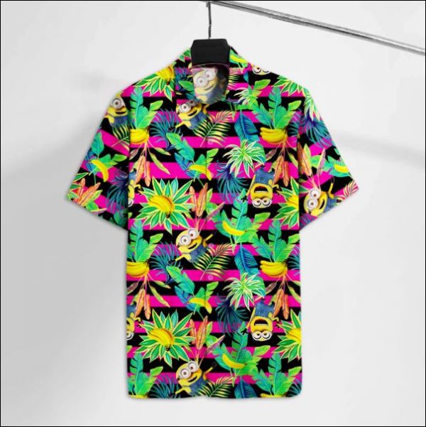 Minion Hawaiian Shirt Summer Button Up Minion Hawaiian Shirt Summer Button Up
