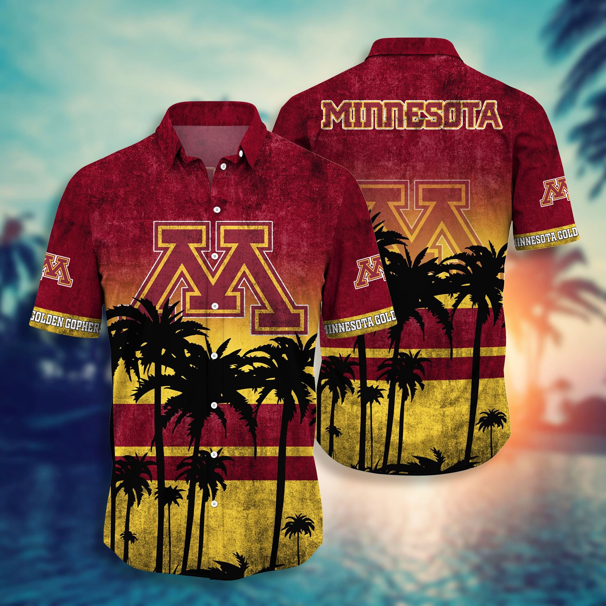 Minnesota Golden Gophers Hawaiian Shirt Minnesota Golden Gophers Hawaiian Shirt