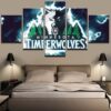 Minnesota Timberwolves NBA Basketball - 5 Panel Canvas Art Wall Decor