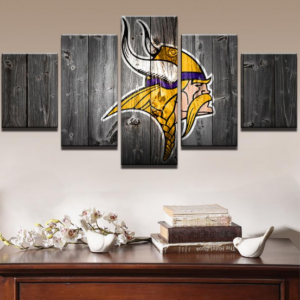 Minnesota Vikings American Football - Sport 5 Panel Canvas Art Wall Decor