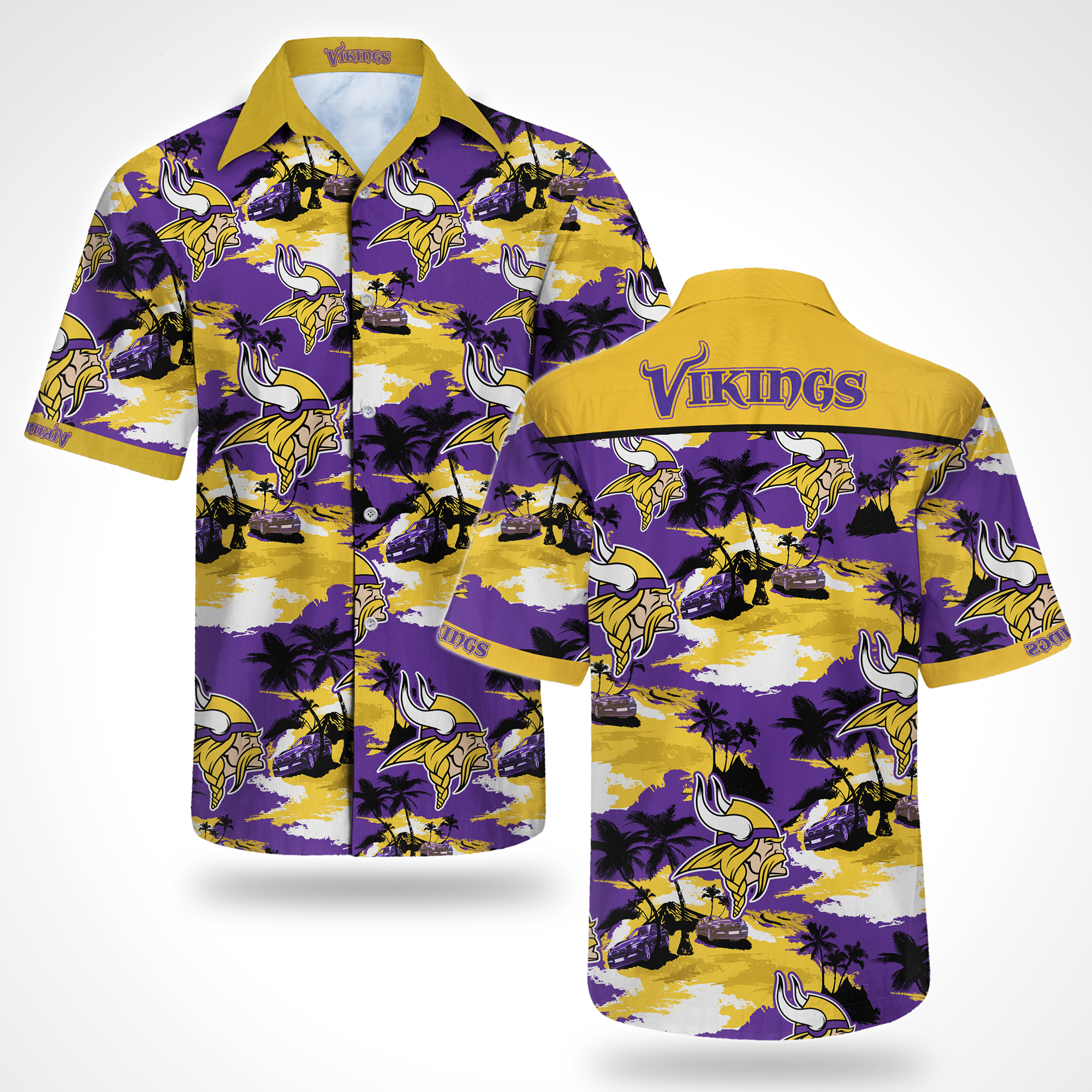 Minnesota Vikings Hawaiian Shirt Summer Button Up Minnesota Vikings Hawaiian Shirt Summer Button Up