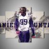 Minnesota Vikings - Danielle Hunter - Sport 5 Panel Canvas Art Wall Decor