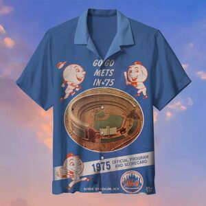 Mlb New York Mets Retro Hawaiian Shirt