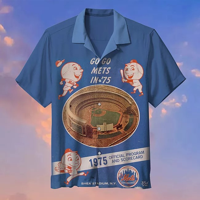 Mlb New York Mets Retro Hawaiian Shirt Mlb New York Mets Retro Hawaiian Shirt
