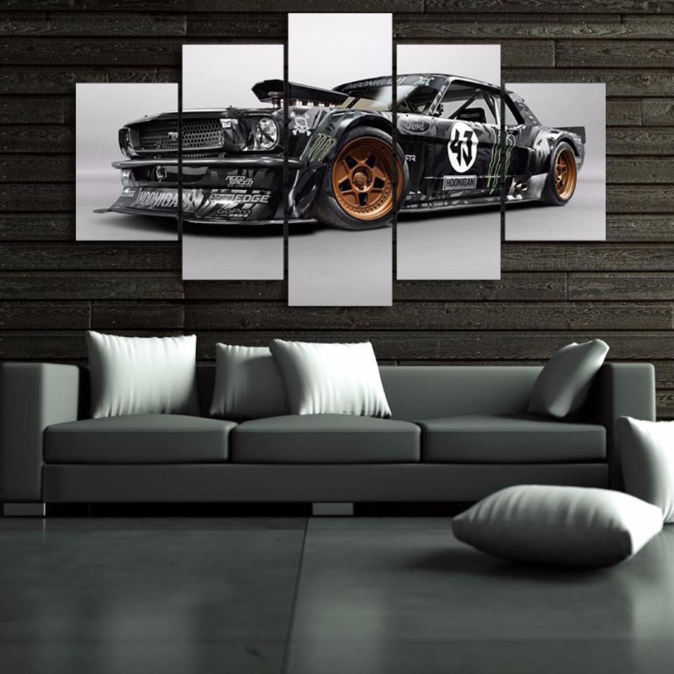 Modern Car - Automative 5 Panel Canvas Art Wall Decor Modern Car - Automative 5 Panel Canvas Art Wall Decor