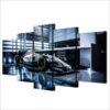 Modern Race Car Indy F1 Car - Automative 5 Panel Canvas Art Wall Decor