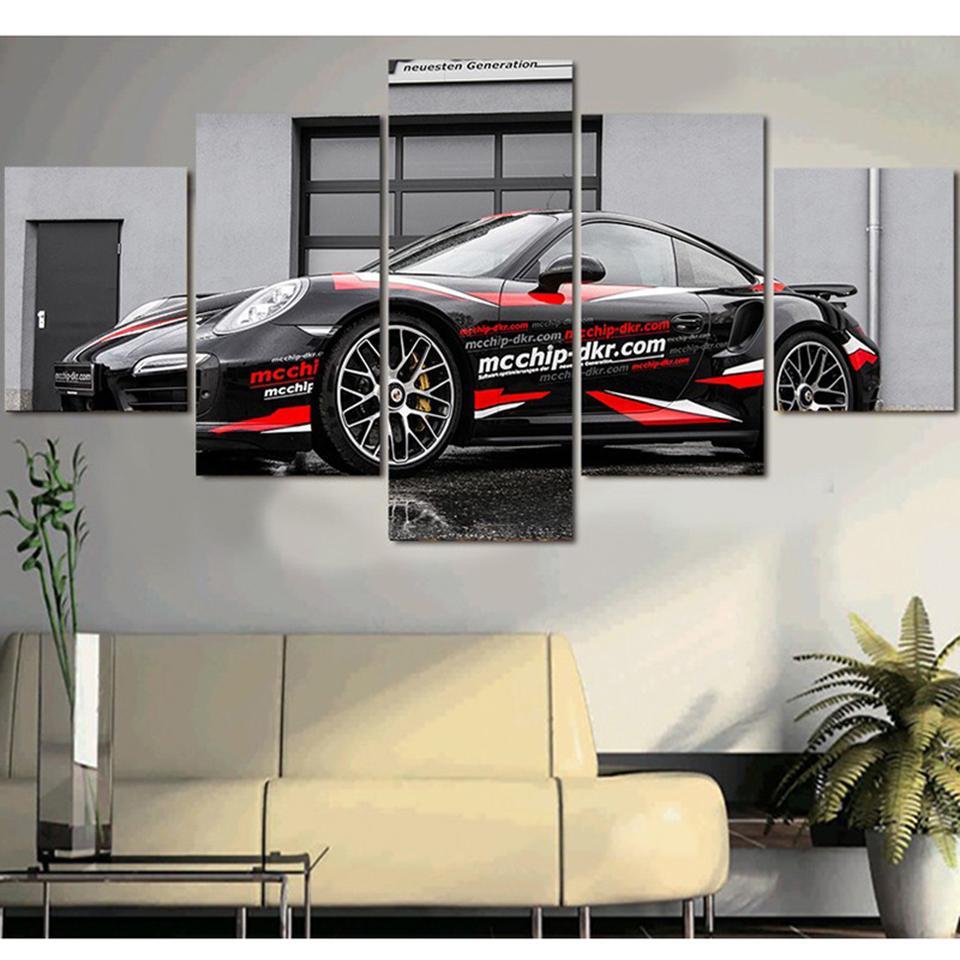 Modern Sports Car - Automative 5 Panel Canvas Art Wall Decor Modern Sports Car - Automative 5 Panel Canvas Art Wall Decor