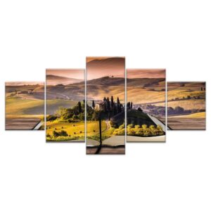 Modular 01 - Nature 5 Panel Canvas Art Wall Decor