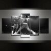 Mohamed Ali Boxing Match - Sport 5 Panel Canvas Art Wall Decor