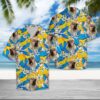 Monkey Plumeria Flowers Hawaiian Shirt Summer Button Up