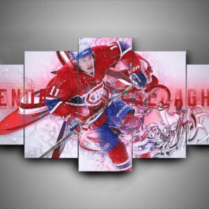 Montreal Canadiens - Brendan Gallagher - Sport 5 Panel Canvas Art Wall Decor