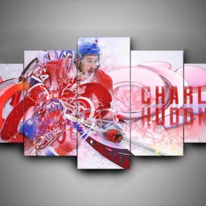 Montreal Canadiens - Charles Hudon - Sport 5 Panel Canvas Art Wall Decor