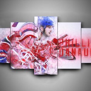 Montreal Canadiens - Phillip Danault - Sport 5 Panel Canvas Art Wall Decor