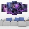 Morgana - League Of Legends - Gaiming 5 Panel Canvas Art Wall Decor