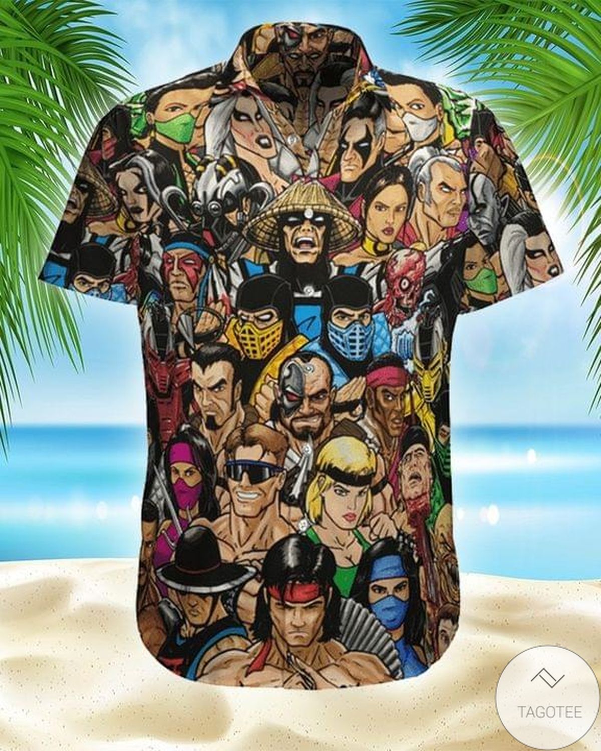 Mortal Kombat Characters Comic Hawaiian Shirt Mortal Kombat Characters Comic Hawaiian Shirt