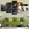 Motorcycle 11 - Automative 5 Panel Canvas Art Wall Decor