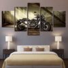 Motorcycle 20 - Automative 5 Panel Canvas Art Wall Decor