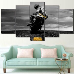 Motorcycle 55 - Automative 5 Panel Canvas Art Wall Decor