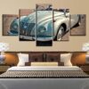 Motorcycle 74 - Automative 5 Panel Canvas Art Wall Decor
