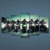 Motorcycle Motorsport - Automative 5 Panel Canvas Art Wall Decor