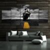 Motorcycle Poster - Automative 5 Panel Canvas Art Wall Decor