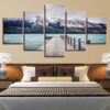 Mountain 32 - Nature 5 Panel Canvas Art Wall Decor