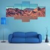 Mountain Plateau La Puna In Northern Argentina - Nature 5 Panel Canvas Art Wall Decor