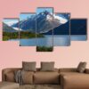 Mountains Of Alaska In Summer - Nature 5 Panel Canvas Art Wall Decor