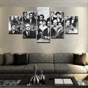 Movie Character - Movie 5 Panel Canvas Art Wall Decor