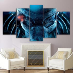 Movie Predator 1987 - Movie 5 Panel Canvas Art Wall Decor