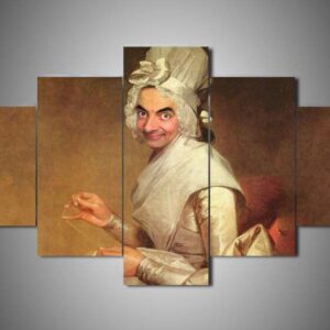 Mr. Bean 1 - Famous Person 5 Panel Canvas Art Wall Decor
