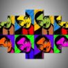 Mr. Bean 2 - Famous Person 5 Panel Canvas Art Wall Decor