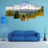 Mt Hood From A Road At Hood River 1 - Nature 5 Panel Canvas Art Wall Decor