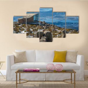 Mt.Wellington Of Hobart City - Nature 5 Panel Canvas Art Wall Decor