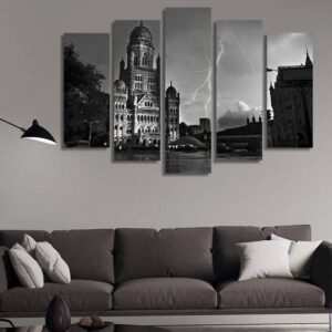 Mumbai Maharashtra India - Nature 5 Panel Canvas Art Wall Decor