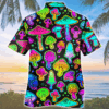 Mushroom Colorful Pattern Hawaiian Shirt