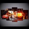 Music Avh Kit Drums - Music 5 Panel Canvas Art Wall Decor