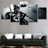 Music Dj Console - Music 5 Panel Canvas Art Wall Decor