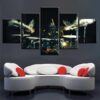 Music Instruments 2 - Music 5 Panel Canvas Art Wall Decor