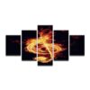 Music Musical Note Modern - Music 5 Panel Canvas Art Wall Decor