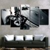 Music recorder - Music 5 Panel Canvas Art Wall Decor